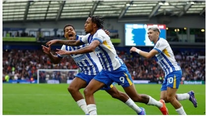 Brighton score 95th-minute winner against Man Utd 1 United
