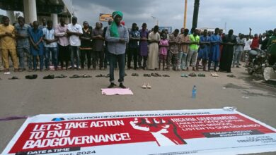 Protesters perform prayers on protest ground in Osun, warn of potential chaos 15 WhatsApp Image 2024 08 02 at 2.20.00 PM