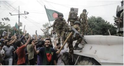 Jubilation in Bangladesh after PM Sheikh Hasina flees country 1 jjoy e1722883885714