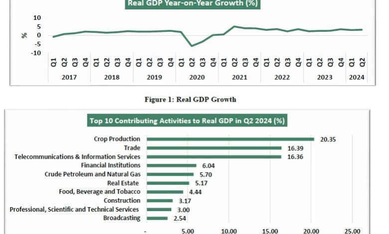 BREAKING: Nigeria's Real GDP grew by 3.19% YoY in Q2 2024 1 ok 1