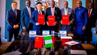MOFI, Lagos Govt., CHEC sign MoU on 68km Green Rail Line 5 4 1