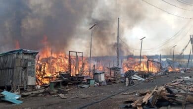 BREAKING: Fire razes Oko Baba plank market in Ebute-Metta 6 IMG 20240915 143829