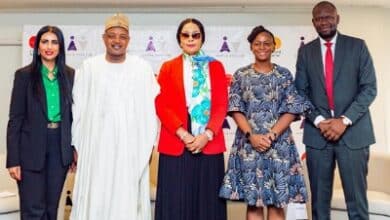 PHOTO: From the launch of Africa Youth Employment Clock 7 Senator Bagudu others
