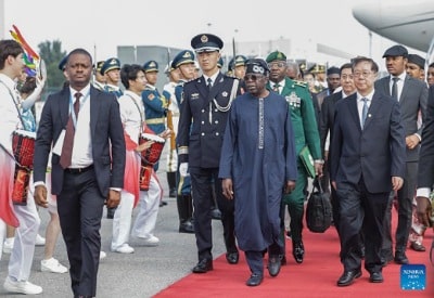 Tinubu in China