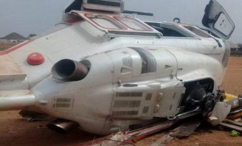 Helicopter crash