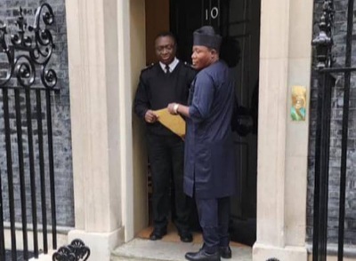 VIDEO: Sunday Igboho submits Yoruba Nation's petition to UK Prime Minister 1 Sunday Igbo petition UK