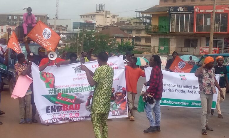 ‘Fearless in October’ protest rocks Osun, as residents express dissatisfaction with government policies 3 WhatsApp Image 2024 10 01 at 6.07.51 PM