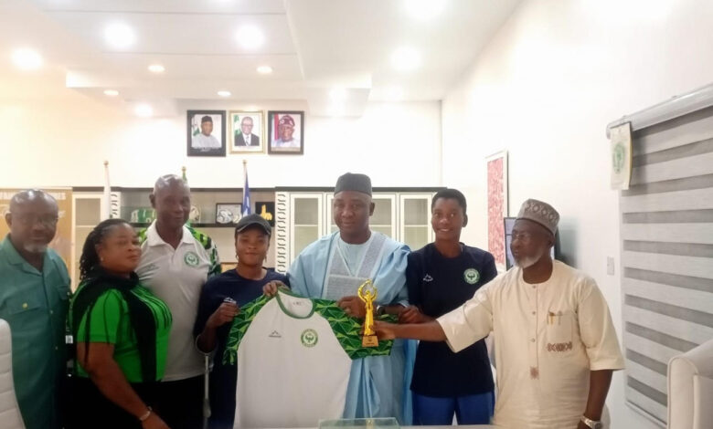 Special Eagles honour NFF President, Gusau 1 WhatsApp Image 2024 10 25 at 4.07.55 PM