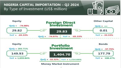 Capital importation rises by 152.8% to $2.6bn, says NBS 6 ok