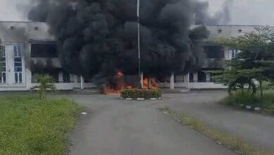 Ikwerre, Eleme council secretariats in Rivers set ablaze (Videos) 10 operanews1728314029546