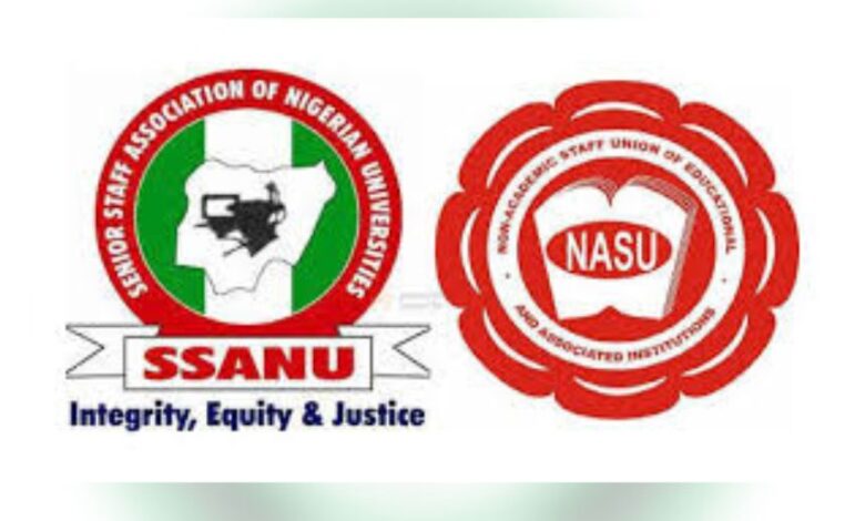 SSANU, NASU reject distribution formulae adopted for disbursement of FG's N50bn 1 Nasu ssanu