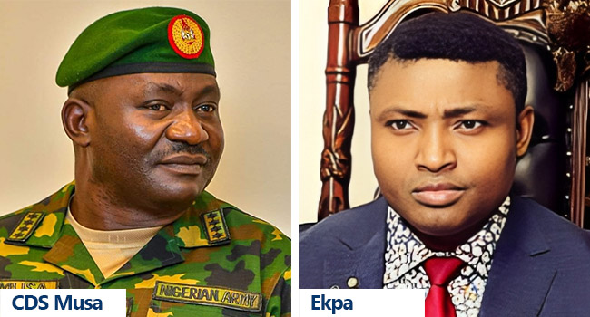 DHQ lauds Simon Ekpa's arrest, seeks extradition to Nigeria 1 CDS Musa Simon Ekpa
