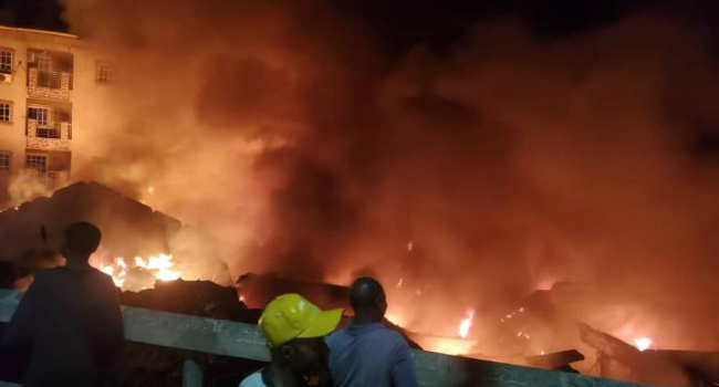 Lagos fire market