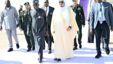 Tinubu arrives in Riyadh for Joint Arab-Islamic Summit on Middle East crisis 3 President Tinubu Joint Arab Islamic Summit