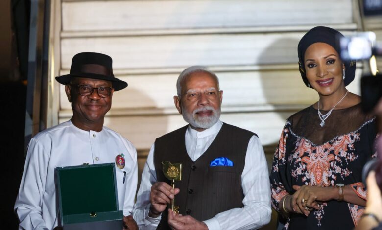 Indian PM Modi arrives in Abuja, received by FCT Minister Wike 9 WhatsApp Image 2024 11 16 at 9.24.47 PM
