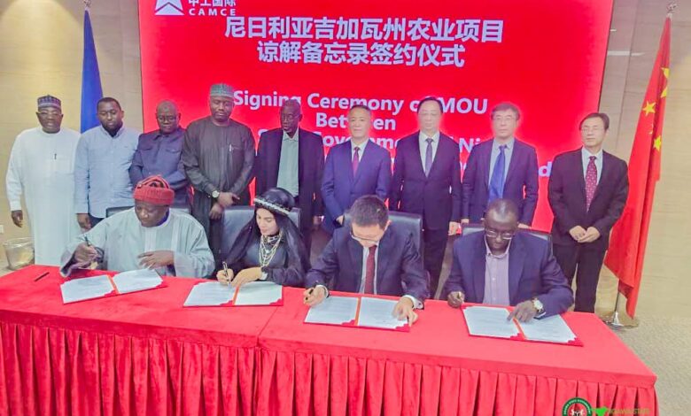NADF signs MOU with Chinese firm to revolutionize Jigawa state agric sector 7 1