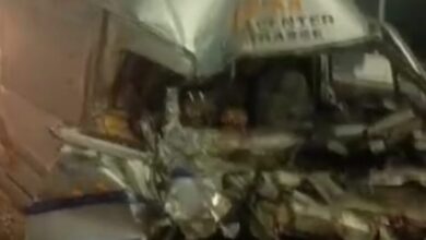 BREAKING: One dies, three rescued as truck collides with bus along Third Mainland bridge 4 32146430 9DD2 464D 832D 79AD9A7F86AF 768x966 1