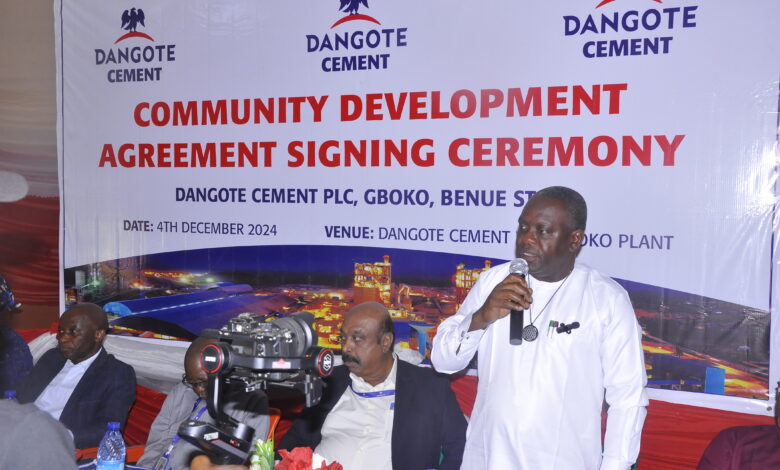 Benue agog, as Dangote Cement, communities, seal multimillion Naira dev’t accord 3 DSC2490