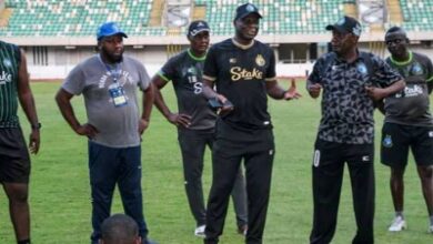 CAF Confederation Cup: Dominic Iorfa urges Enyimba to go for victory against Zamalek in Uyo 1 Dominic Iorfa Eyimba training