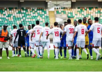 CAF Confed Cup: Thrilling come back earns Enyimba 2-2 draw against Zamalek in Uyo 1 IMG 20241208 WA0014 e1733690359781
