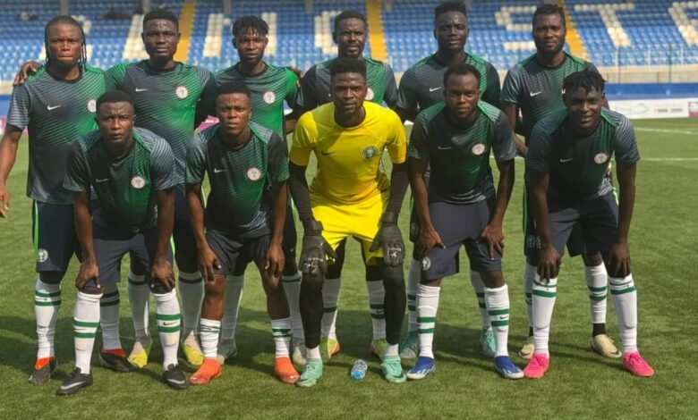 Super Eagles B thrash Emmydinho 5-0 in friendly 1 IMG 20241211 WA0006