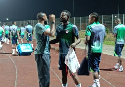 Super Eagles B team arrives in Uyo for CHAN qualifier 1
