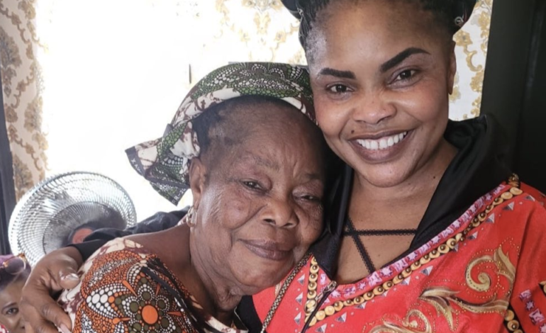 Lola Alao loses aged mum 1 Lola Alao and late mum1