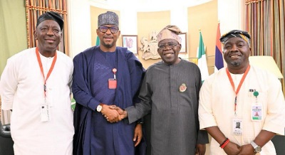 National Sports Commission leadership meets President Tinubu in Aso Villa 7 NSC leadership Tinubu Aso Villa