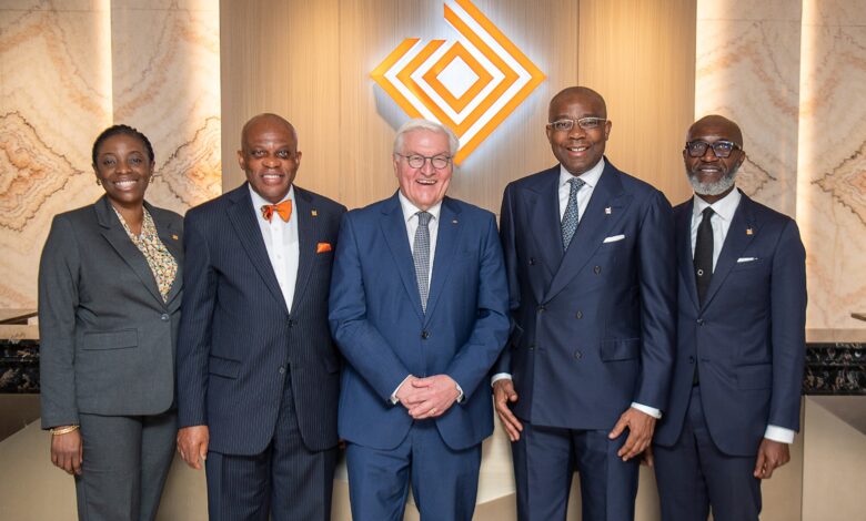 Photo 1 Visit of the German president to Access Bank Plc