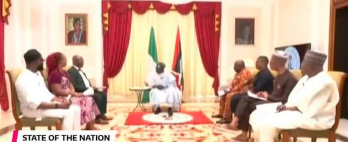 Tinubu media chat
