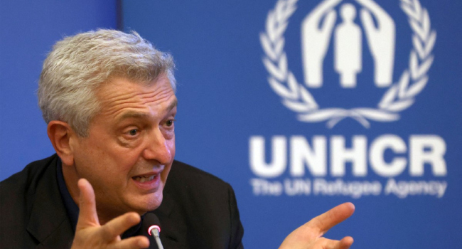 UN seeks $47bn for Aid in 2025 1 United Nations High Commissioner for Refugees Filippo Grandi gives a press conference in Beirut on O
