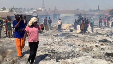 Shops burnt as fire razes Masaka market in Nasarawa 1 fire1 768x576 1