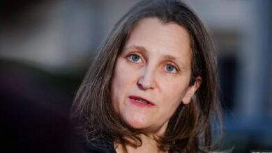 Canada's finance minister Freeland quits over Trump tariff dispute with Trudeau 8 global news