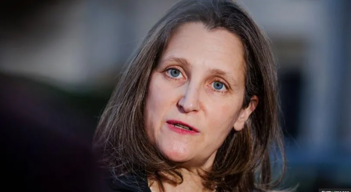 Canada's finance minister Freeland quits over Trump tariff dispute with Trudeau 1 global news