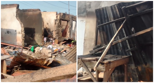 Fire razes plank market in Ikotun 1 oyo fire 2