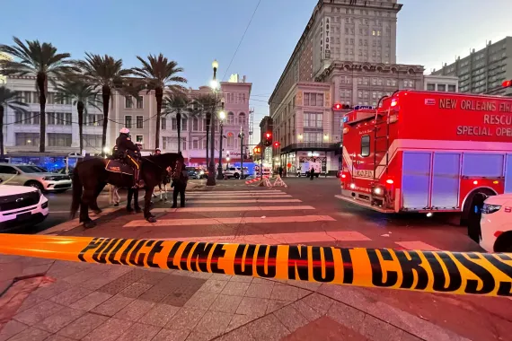 Updates: At least 10 dead in US as vehicle crashes into New Orleans crowd 3 AFP 20250101 36RV9PE v2 HighRes VehicleDrivenIntoNewYearSCrowdInNewOrleans 1735741598