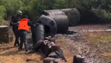 Navy seizes 35,000 litres of crude, destroys illegal refineries in Ondo 3 Crude Ondo Navy
