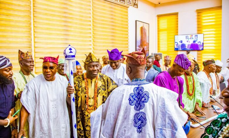 Governor Makinde presents staff of office to new Alaafin of Oyo, Abimbola Owoade 7 IMG 20250113 WA0033