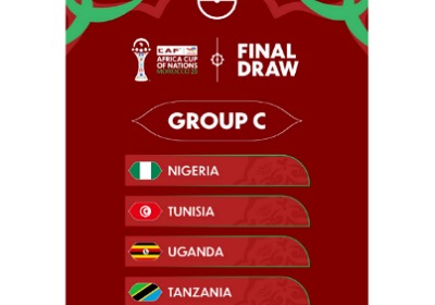 AFCON 2025: Nigeria to battle Tunisia, Uganda, Tanzania in Group C 1