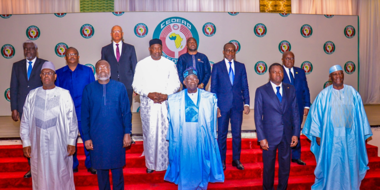 Foreign policy and the path to peace in a dangerous neighbourhood, By Yusuf Tuggar 3 President Bola Ahmed Tinubu and ECOWAS Heads of Government