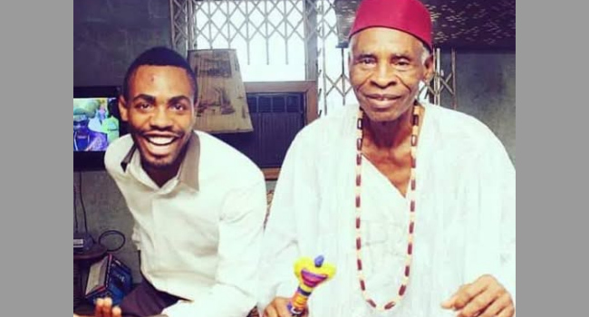 Popular Nigerian comedian, Woli Arole loses dad 3 Woli Arole and late father1