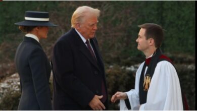 President's inauguration: Trump, wife arrive at Washington DC church 5 ZBB