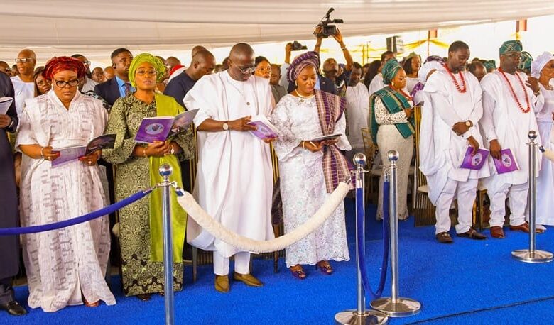 Sanwo-Olu, Fashola, Meranda, others pay tribute as former Lagos HoS is buried 1 IMG 20250207 WA0014