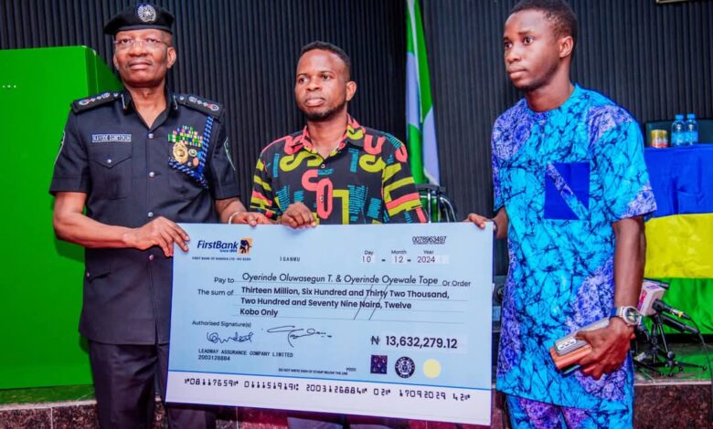 IGP Egbetokun disburses N2.99bn insurance benefits to families of fallen officers 1 IMG 20250218 WA0015