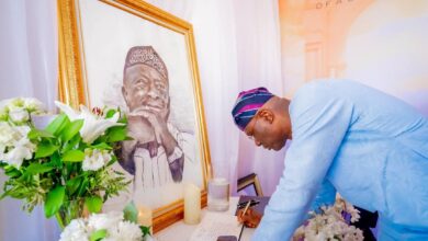 Sanwo-Olu, Hamzat lead Lagos State delegation on condolence visit to Adebanjo’s Lekki residence 11 IMG 20250219 WA0001