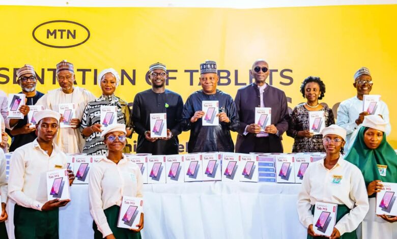 PHOTO NEWS: Shettima, Ndukwe at Government Secondary School Pyakasa to launch MTN learning devices 15 IMG 20250220 WA0003