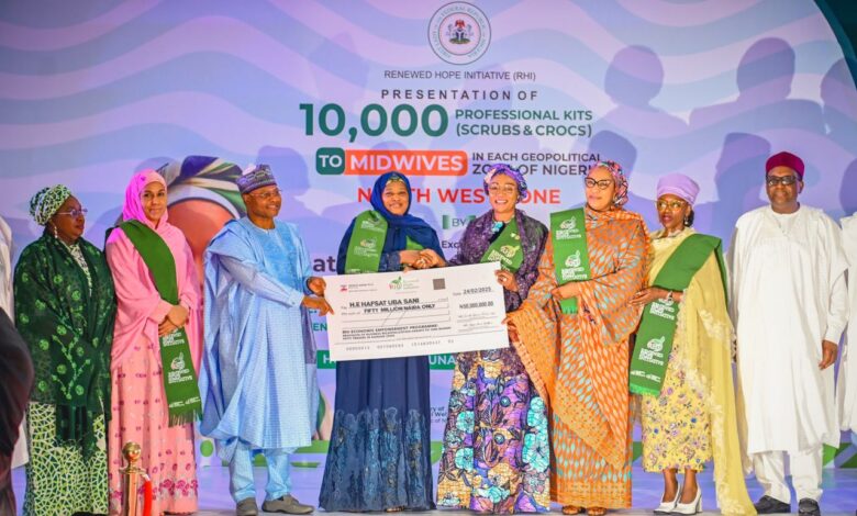 Oluremi Tinubu launches midwife support program in Northwest Nigeria 1 IMG 20250224 WA0050