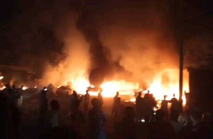 Vehicles, food stuffs burnt as tanker explodes at gas station in Niger 1 img 20250209 082705