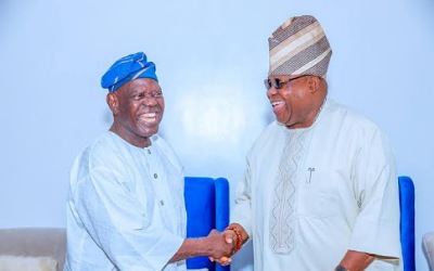 Adeleke's visit to Bisi Akande: Peace move or political manoeuvre? 1 Bisi Akande Gov Adeleke