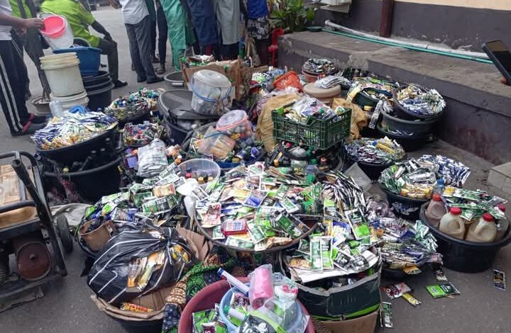 LAGESC arrests six vendors over sale of sachet alcohol, aphrodisiacs in traffic 1 FB IMG 1741070435618